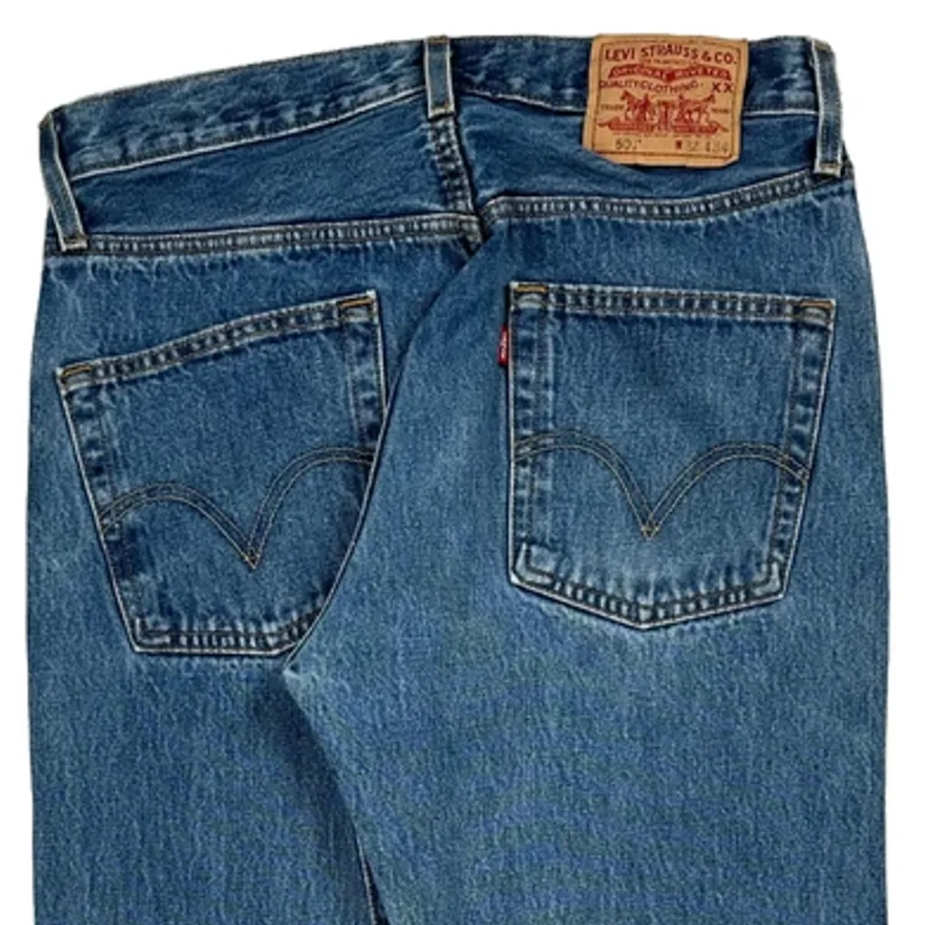 Levis Jeans - 32W 34L Blue Cotton - Image 8