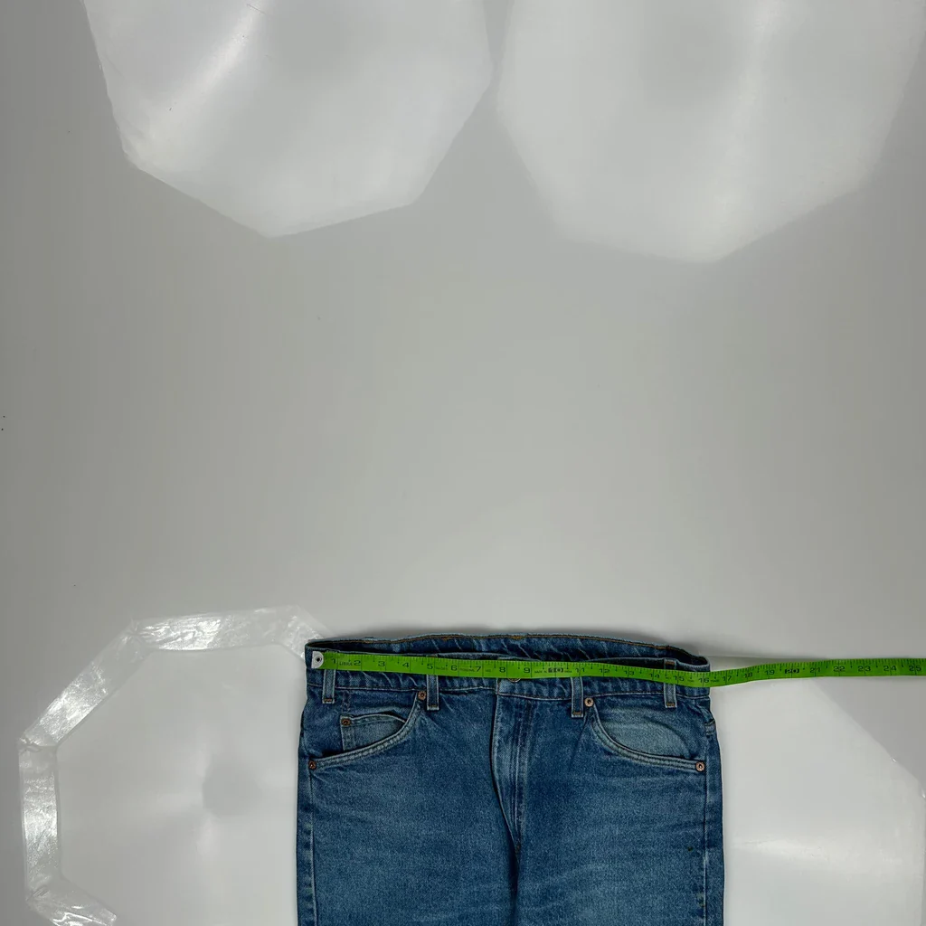 Levis Orange Tab Jeans - 32W 31L Blue Denim - Image 3