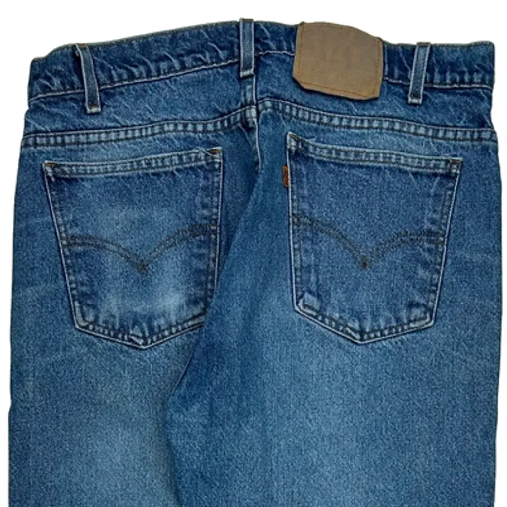 Levis Orange Tab Jeans - 32W 31L Blue Denim - Image 6