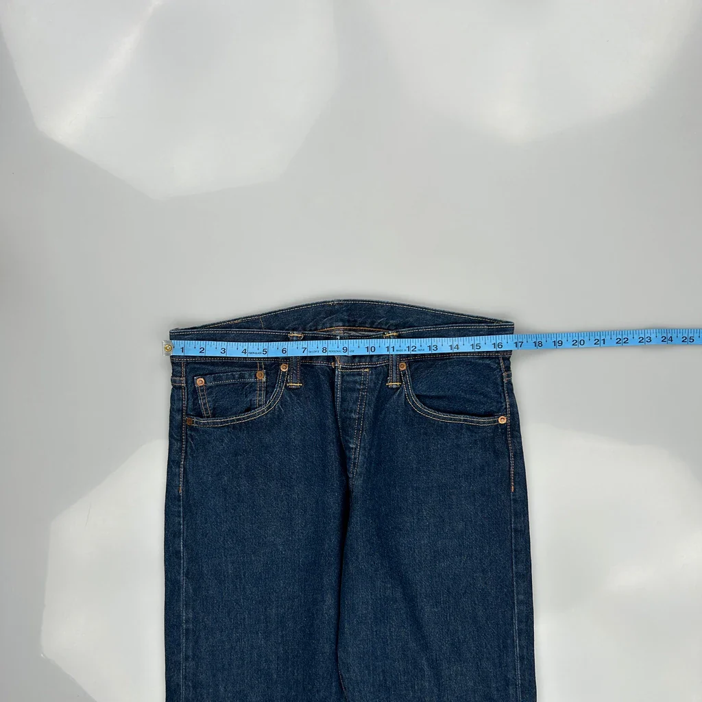 Levis Jeans - 33W 24L Blue Denim - Image 3