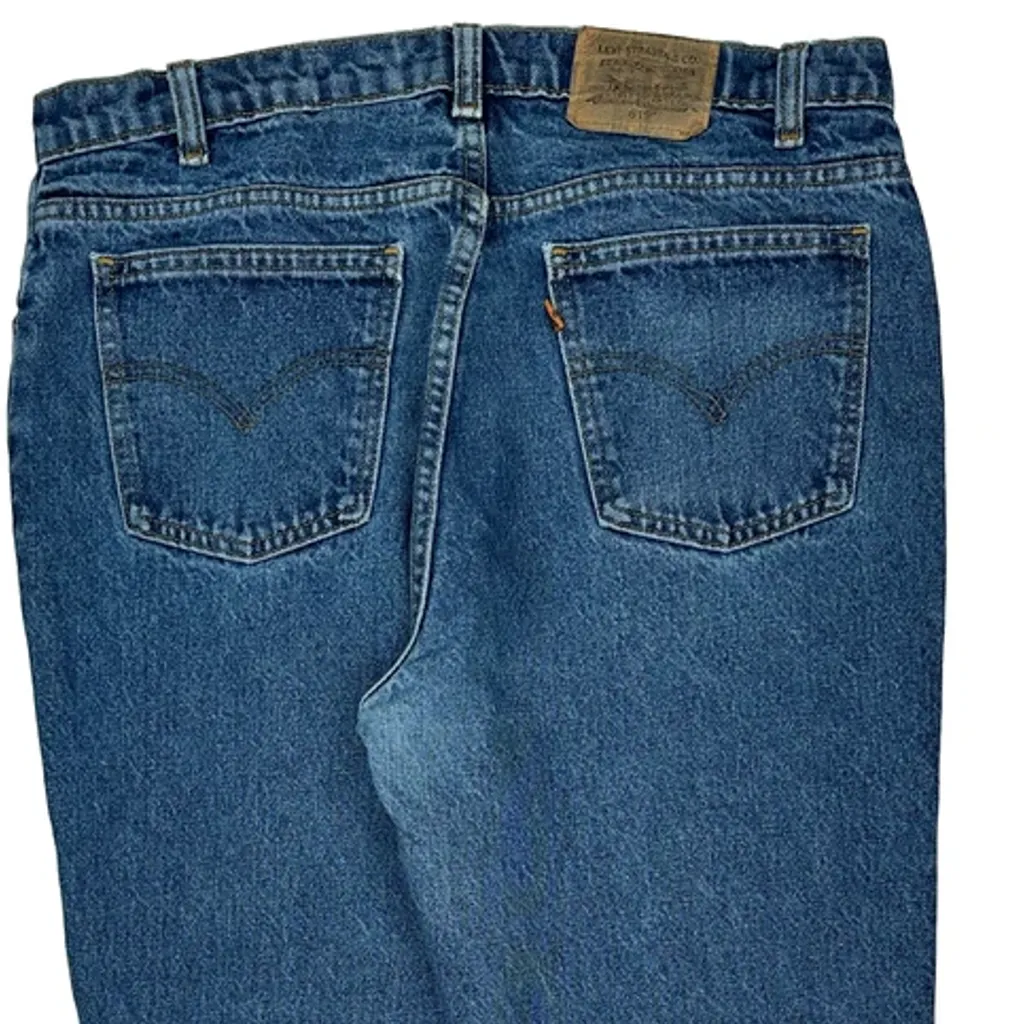 Levis Orange Tab Jeans - 34W 29L Blue Denim - Image 7