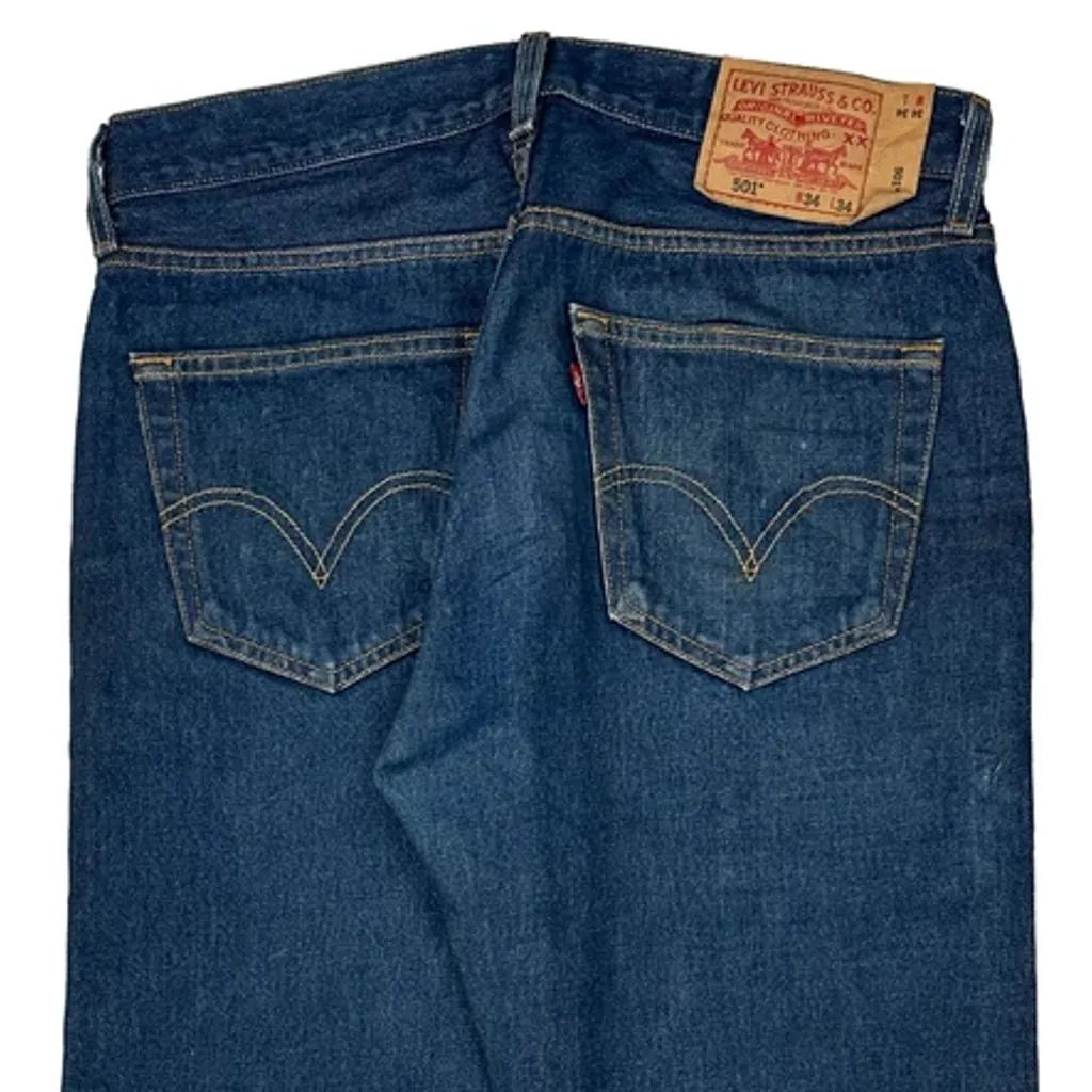 Levis Jeans - 34W 30L Blue Denim - Image 6
