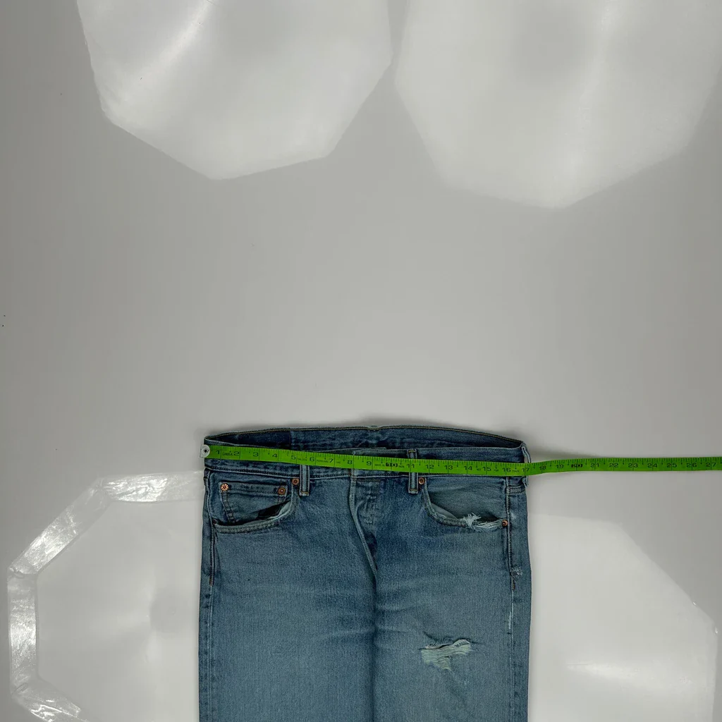 Levis Jeans - 34W 33L Blue Denim - Image 3
