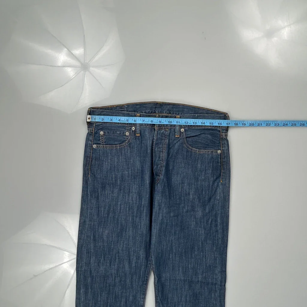 Levis Jeans - 34W 32L Blue Cotton - Image 3
