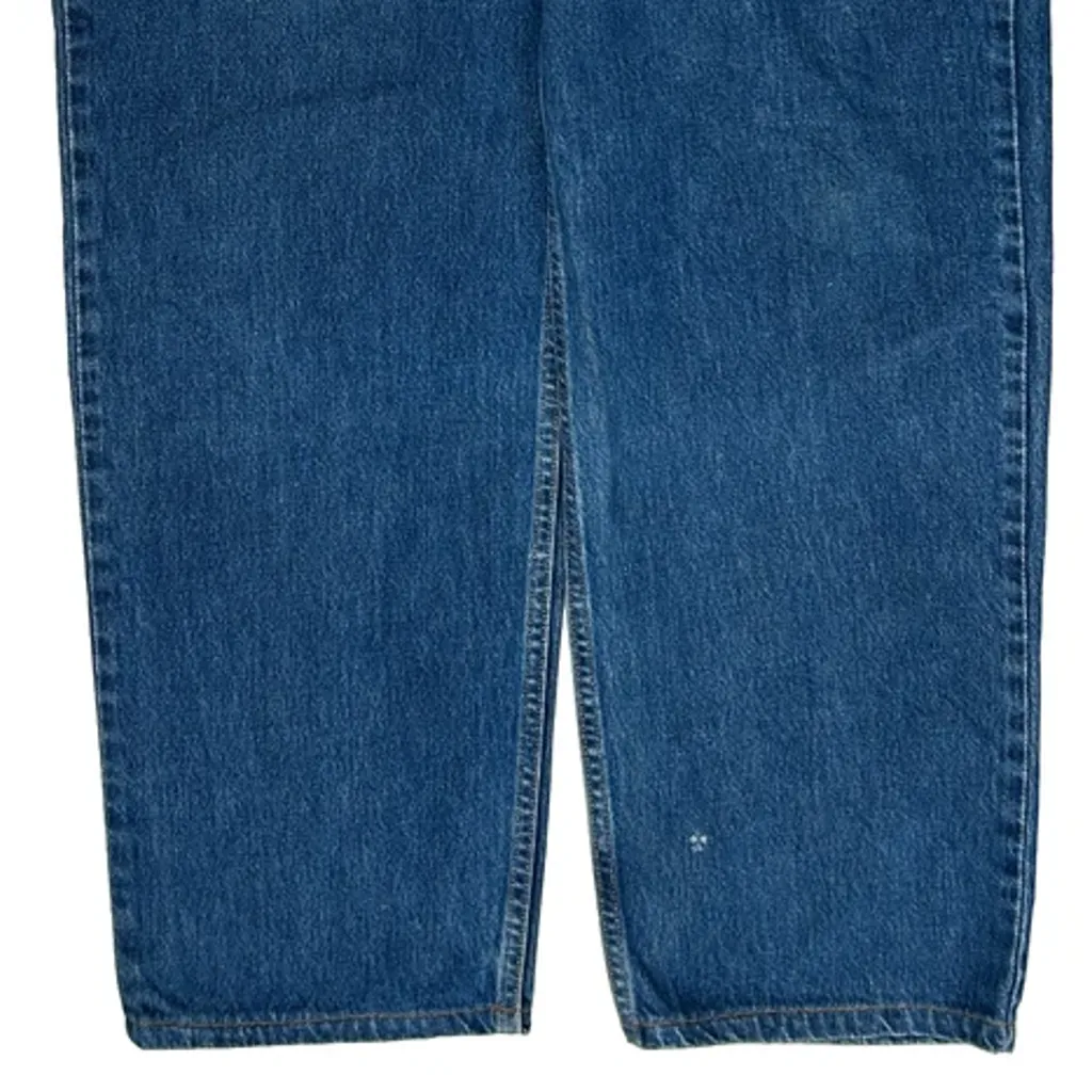Levis Relaxed Straight Jeans - 35W 31L Blue Cotton - Image 9