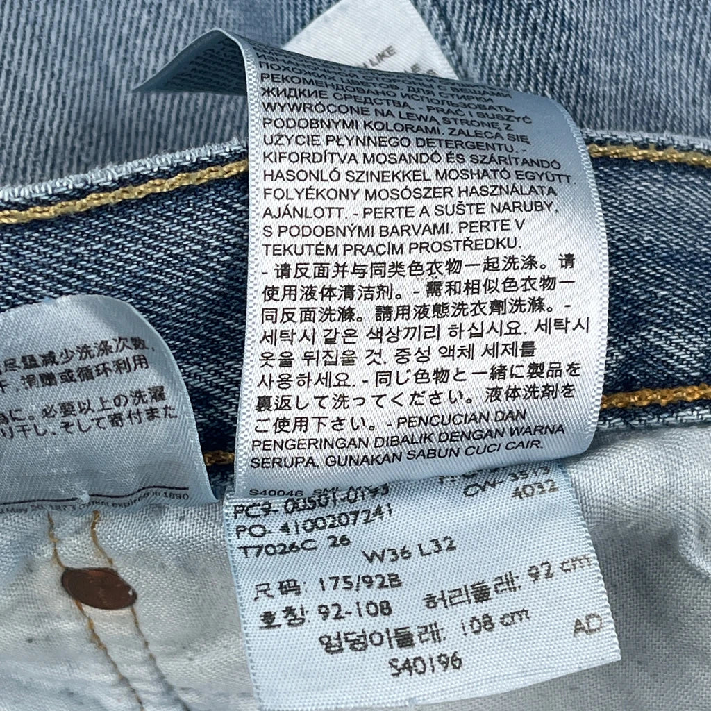 Levis Jeans - 35W 32L Blue Cotton - Image 6