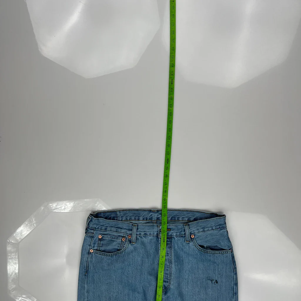 Levis Jeans - 35W 31L Blue Cotton - Image 3