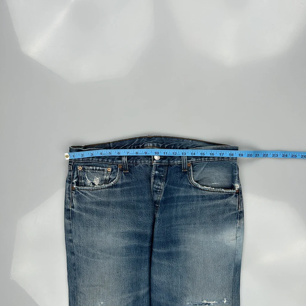 Levis Jeans - 36W 30L Blue Denim - Image 3
