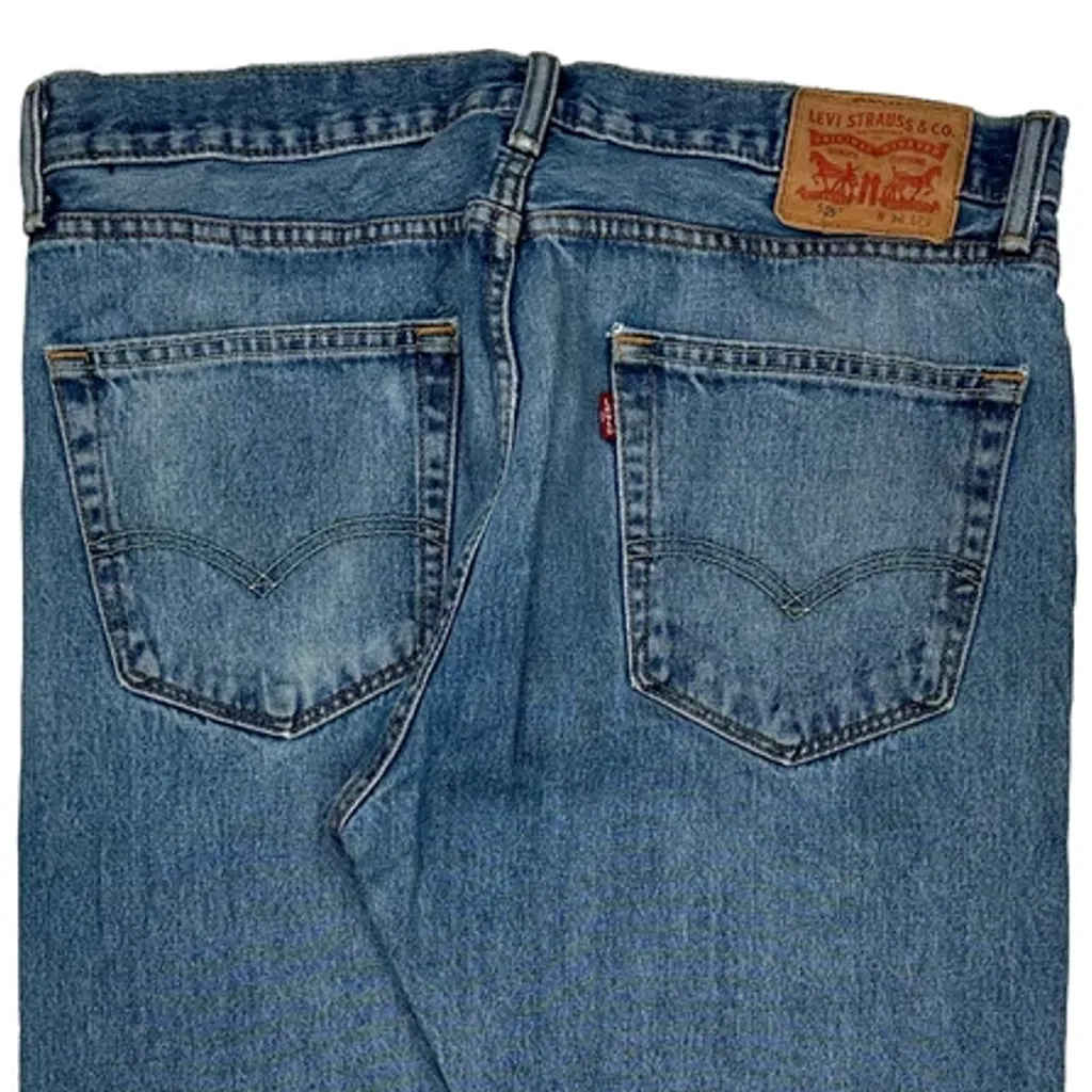 Levis Jeans - 36W 32L Blue Cotton - Image 8