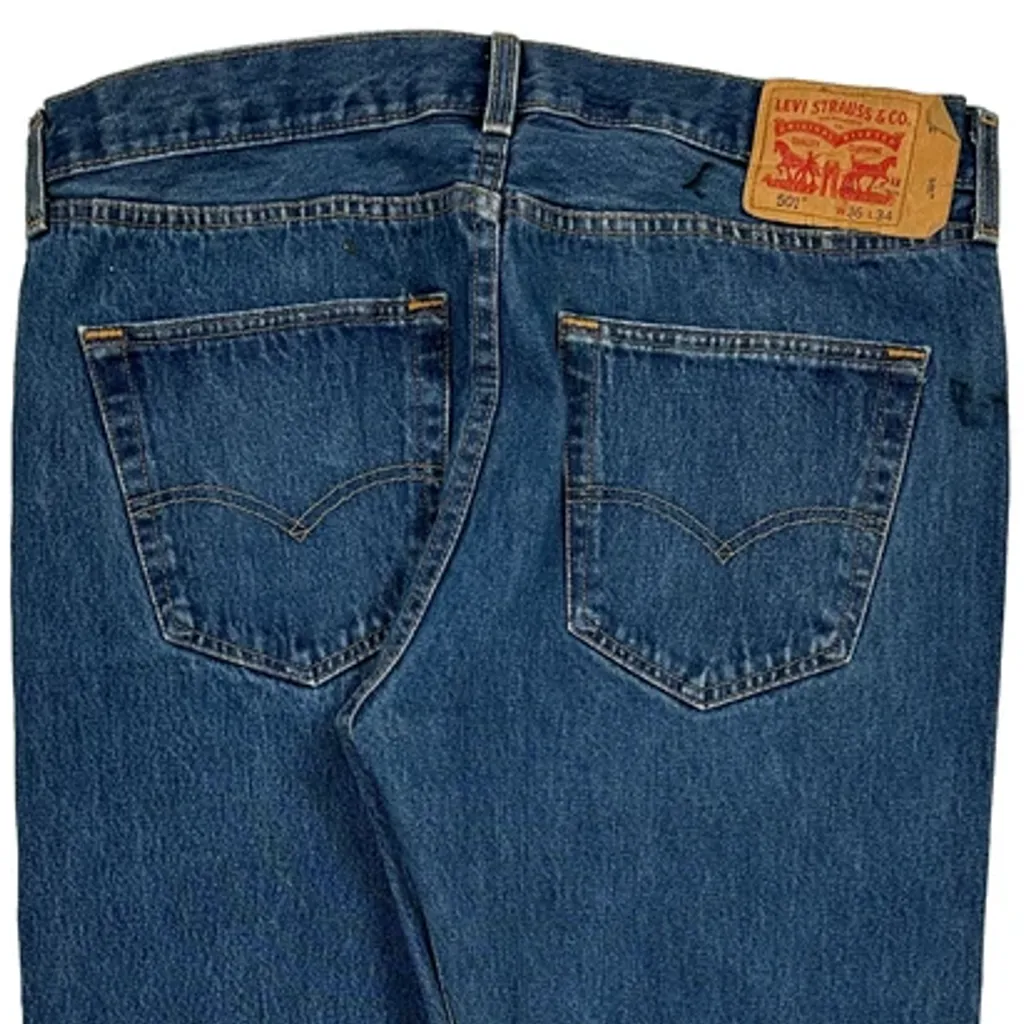 Levis Jeans - 36W 34L Blue Cotton - Image 8