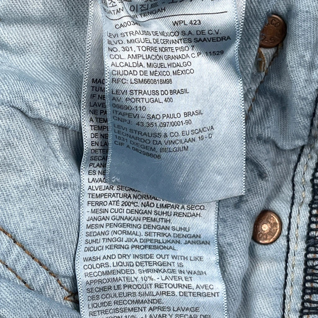 Levis Jeans - 36W 27L Blue Cotton - Image 6