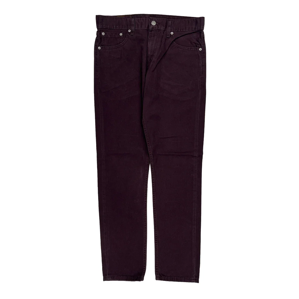 Levis Jeans - 31W 30L Burgundy Cotton - Image 2
