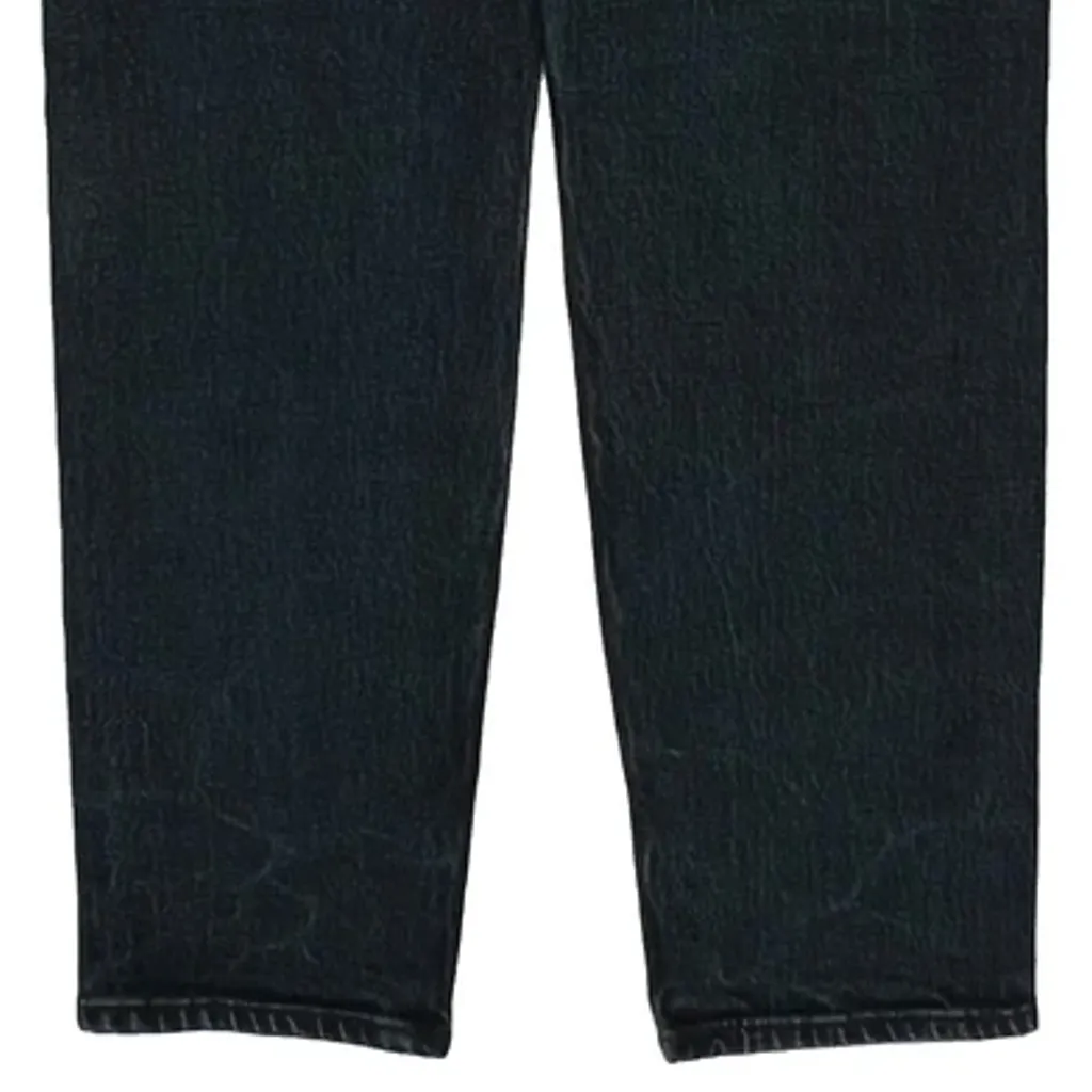Levis Slim Fit Jeans - 30W 28L Dark Wash Cotton - Image 8