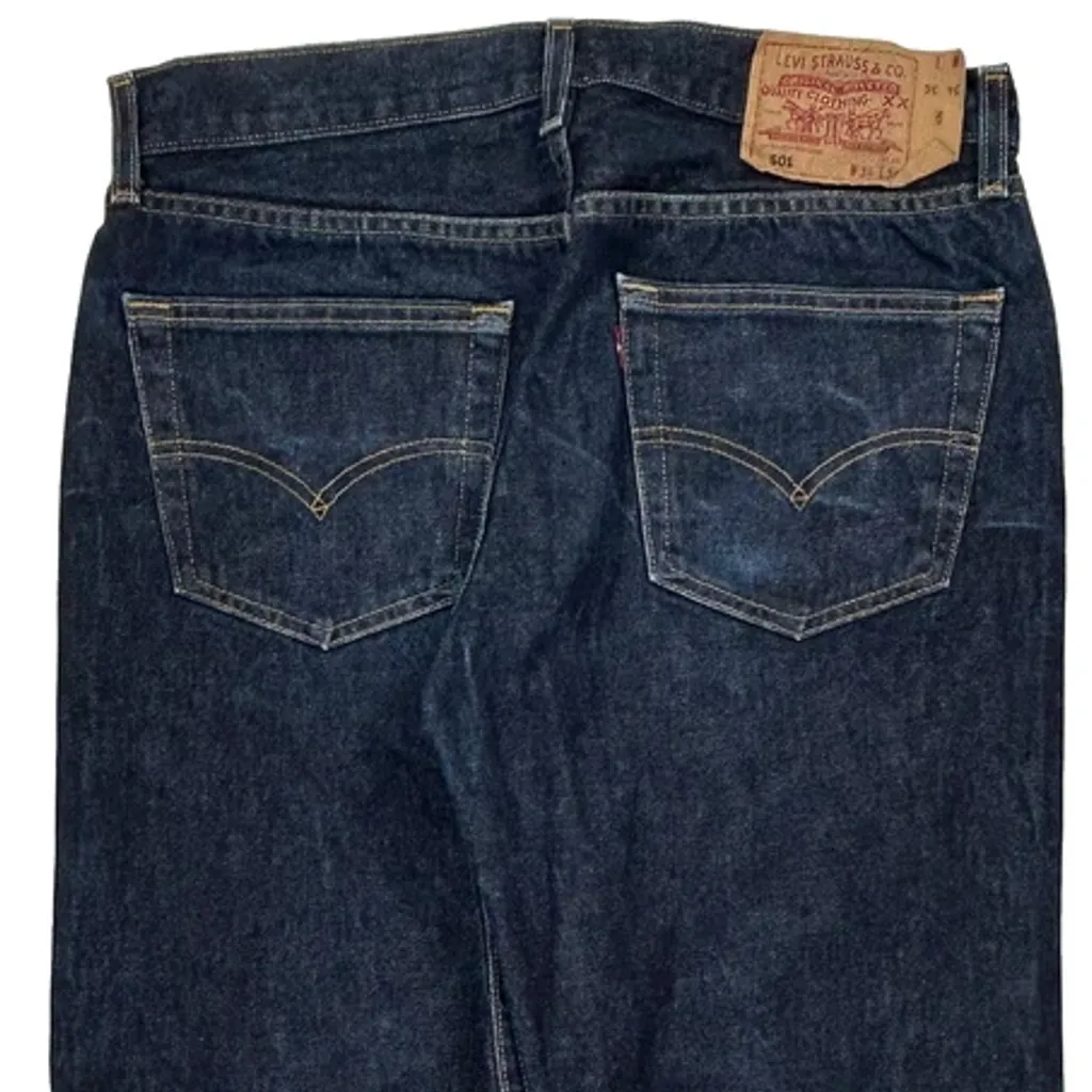 Levis Jeans - 32W 31L Dark Wash Cotton - Image 8