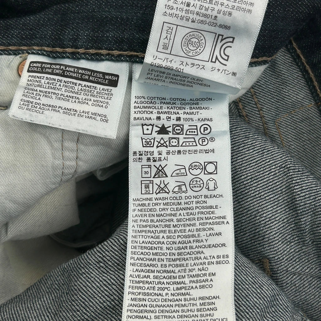 Levis Jeans - 34W 31L Dark Wash Cotton - Image 6