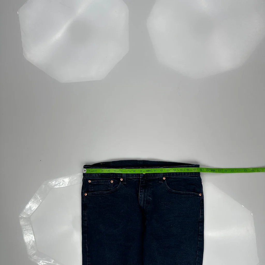 Levis Jeans - 36W 30L Dark Wash Cotton - Image 3