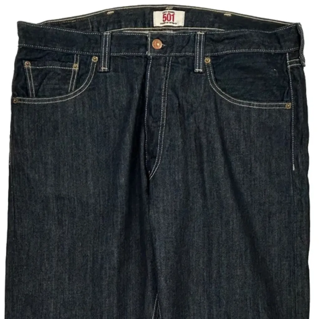 Levis Jeans - 36W 32L Dark Wash Denim - Image 9