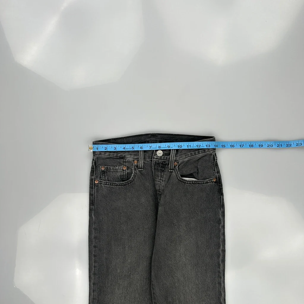 Levis Jeans - 28W 27L Gray Denim - Image 3