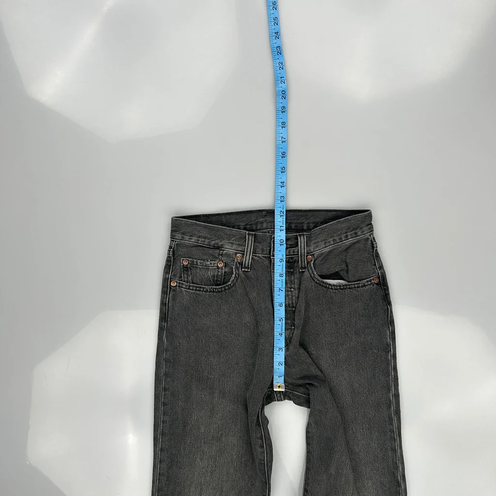 Levis Jeans - 28W 27L Gray Denim - Image 4