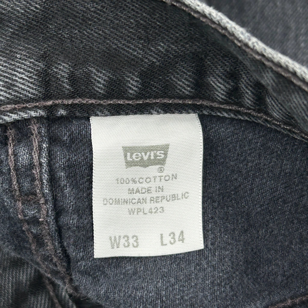 Levis 501 Jeans - 30W 34L Gray Cotton - Image 6