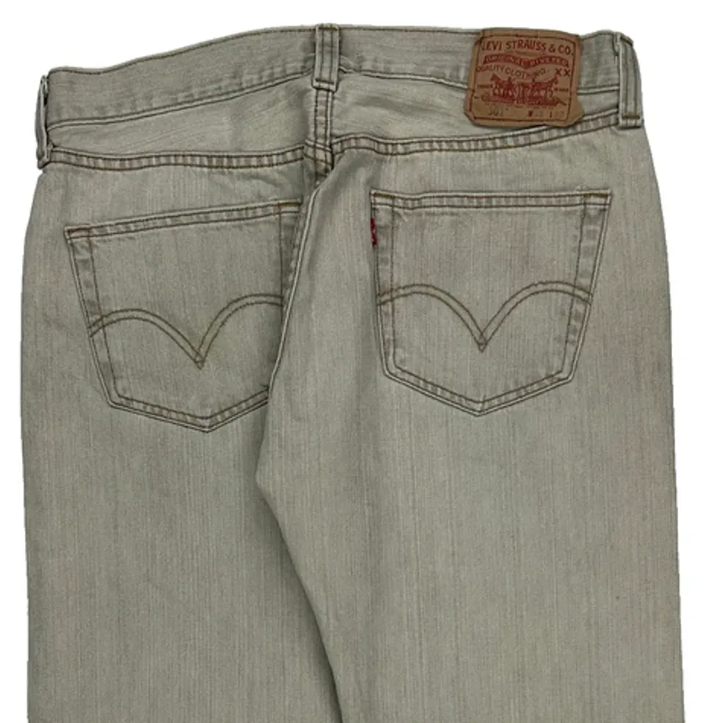 Levis Jeans - 33W 28L Gray Denim - Image 8