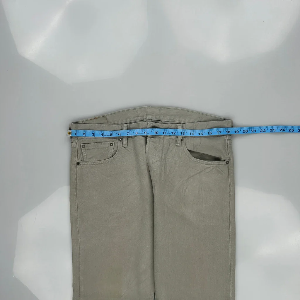 Levis Jeans - 36W 30L Gray Cotton - Image 4