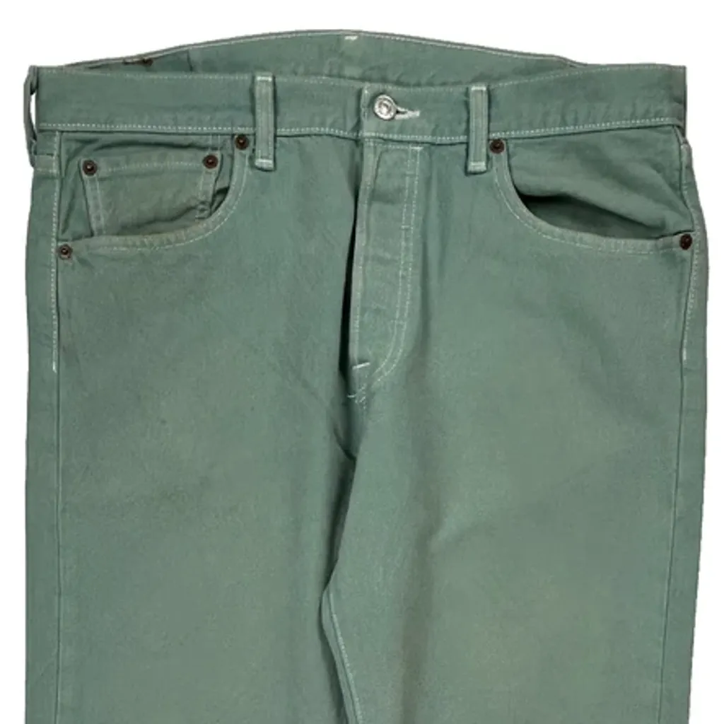 Levis Jeans - 34W 29L Green Cotton - Image 10