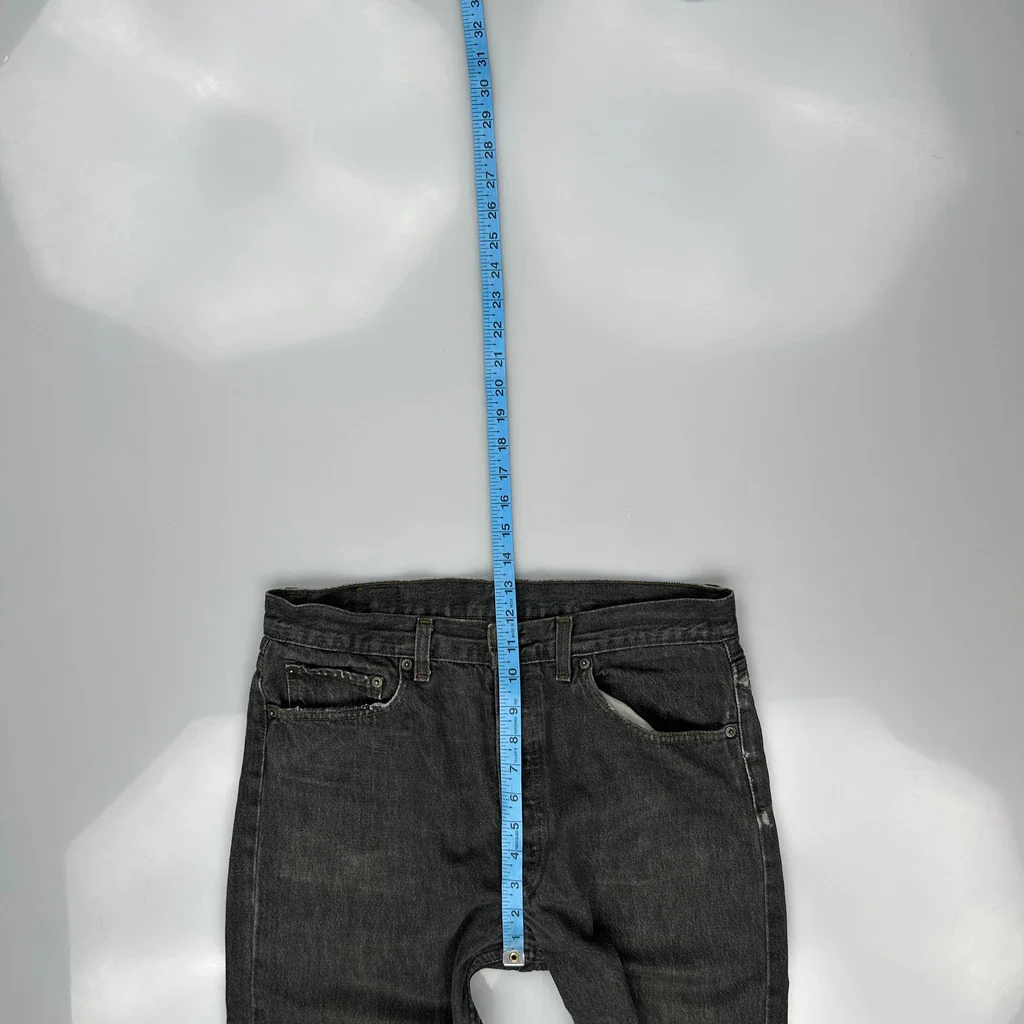 Levis Jeans - 32W 28L Grey Denim - Image 4
