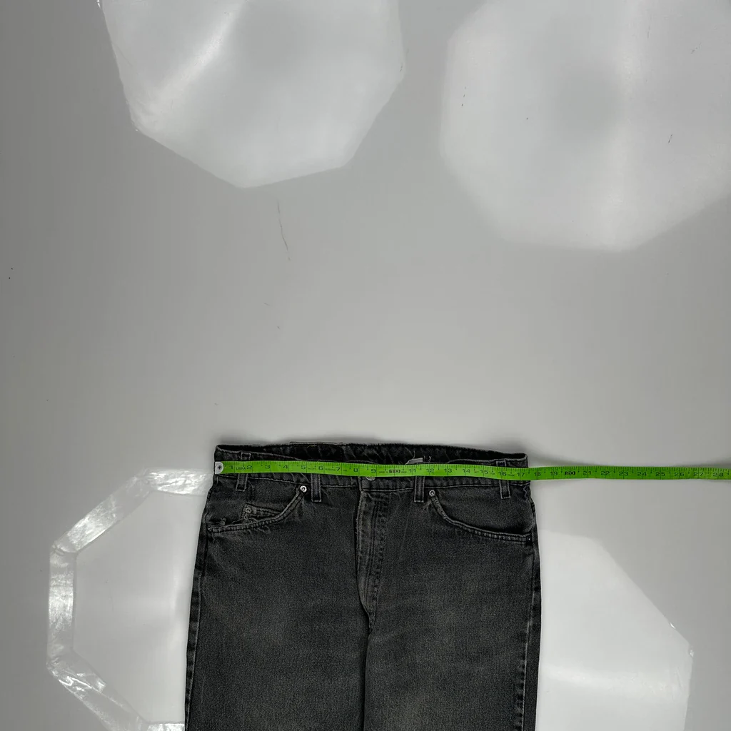 Levis White Tab Jeans - 34W 29L Grey Denim - Image 3