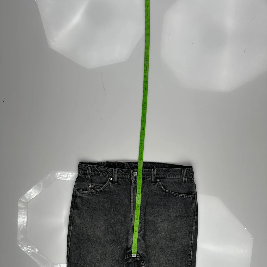 Levis White Tab Jeans - 34W 29L Grey Denim - Image 4