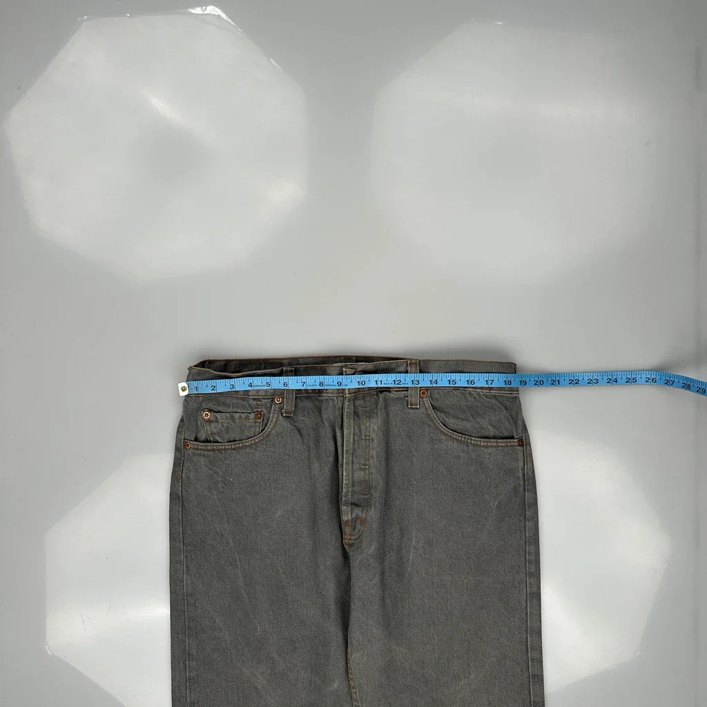 Levis Jeans - 34W 30L Grey Denim - Image 3