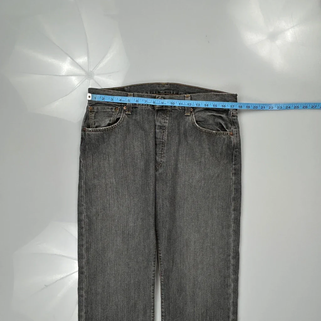 Levis Jeans - 34W 30L Grey Cotton - Image 3