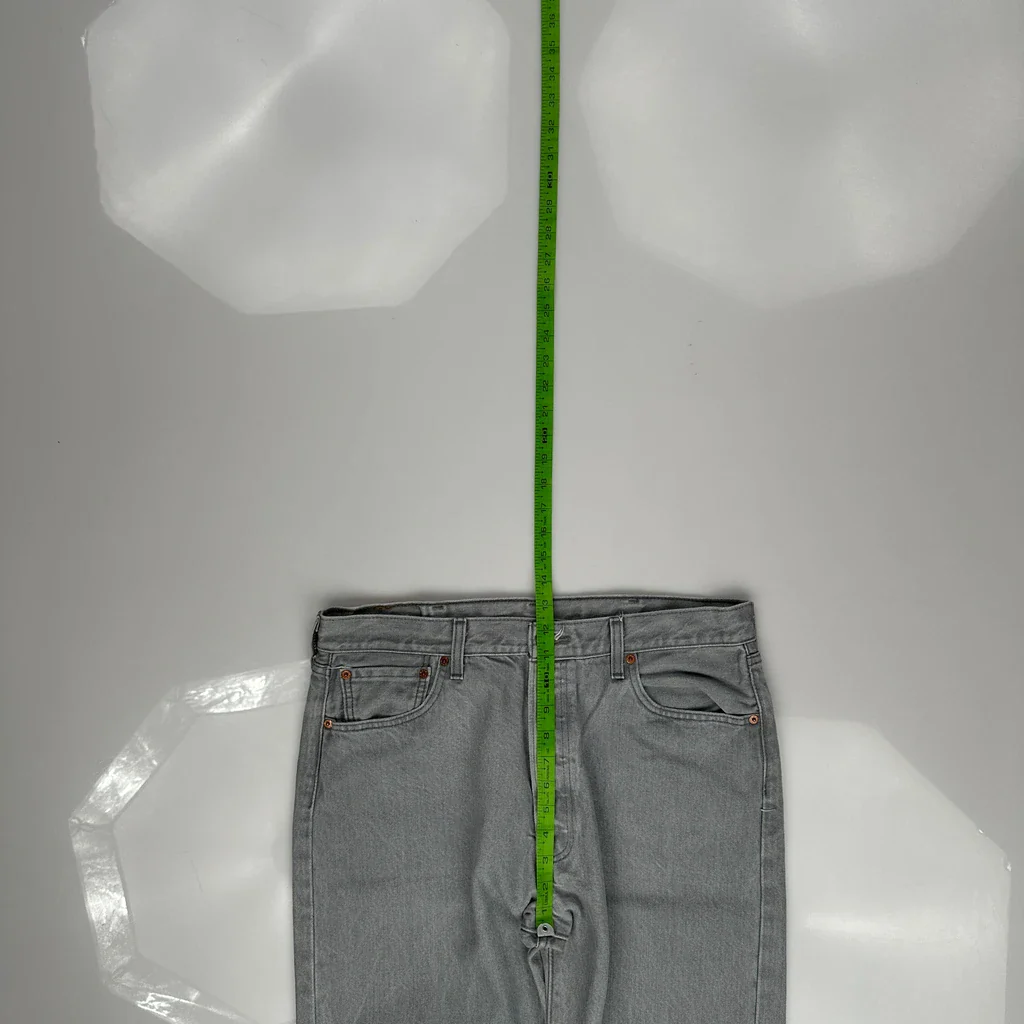 Levis Jeans - 35W 30L Grey Cotton - Image 4