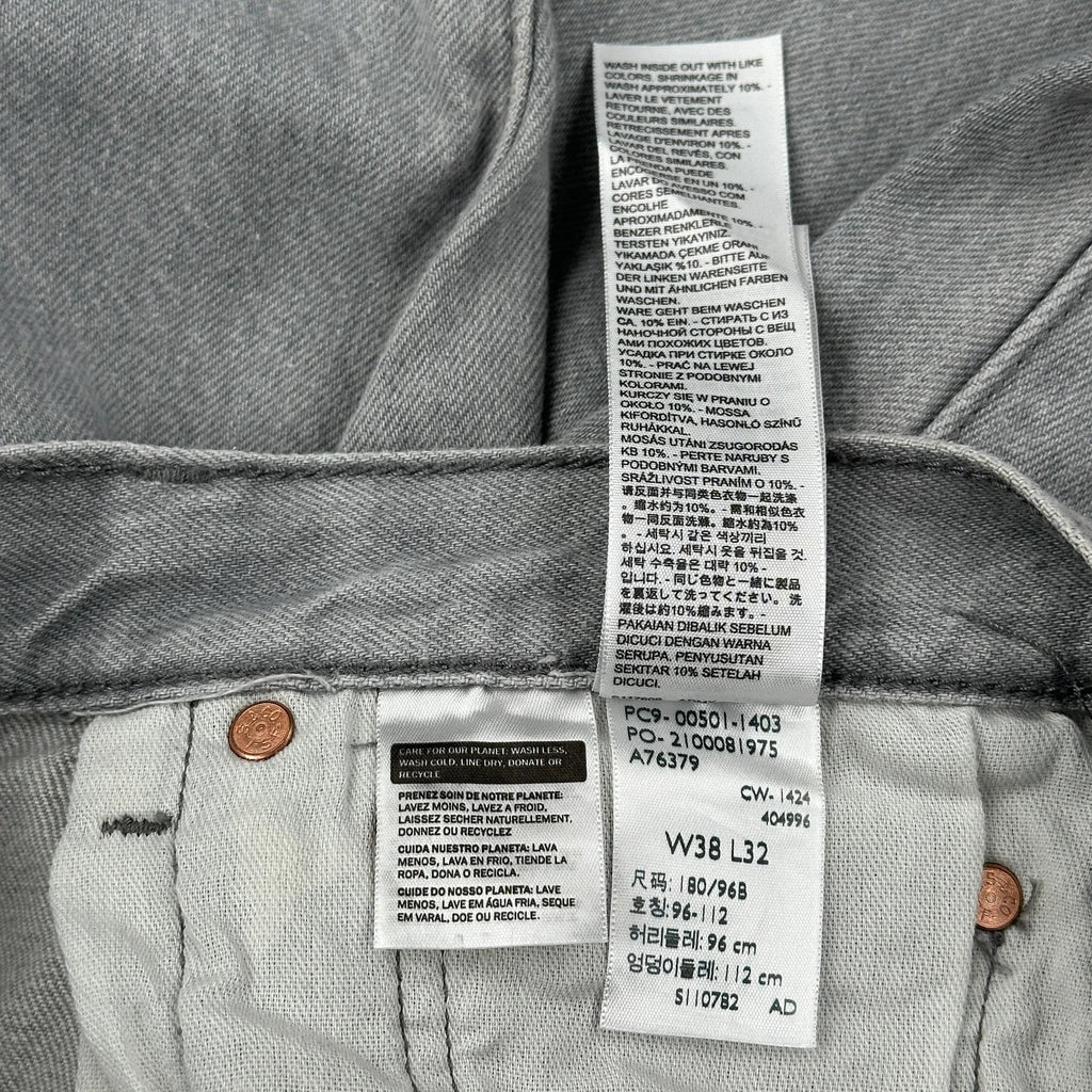 Levis Jeans - 35W 30L Grey Cotton - Image 6