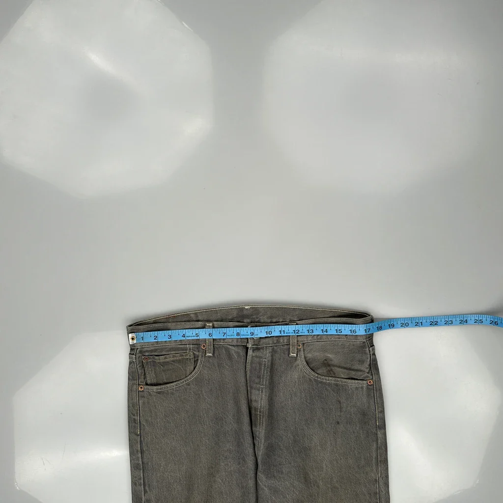 Levis Jeans - 36W 30L Grey Cotton - Image 3