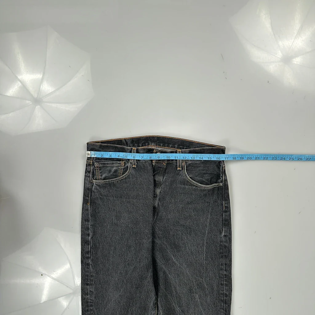 Levis Jeans - 36W 30L Grey Cotton - Image 3