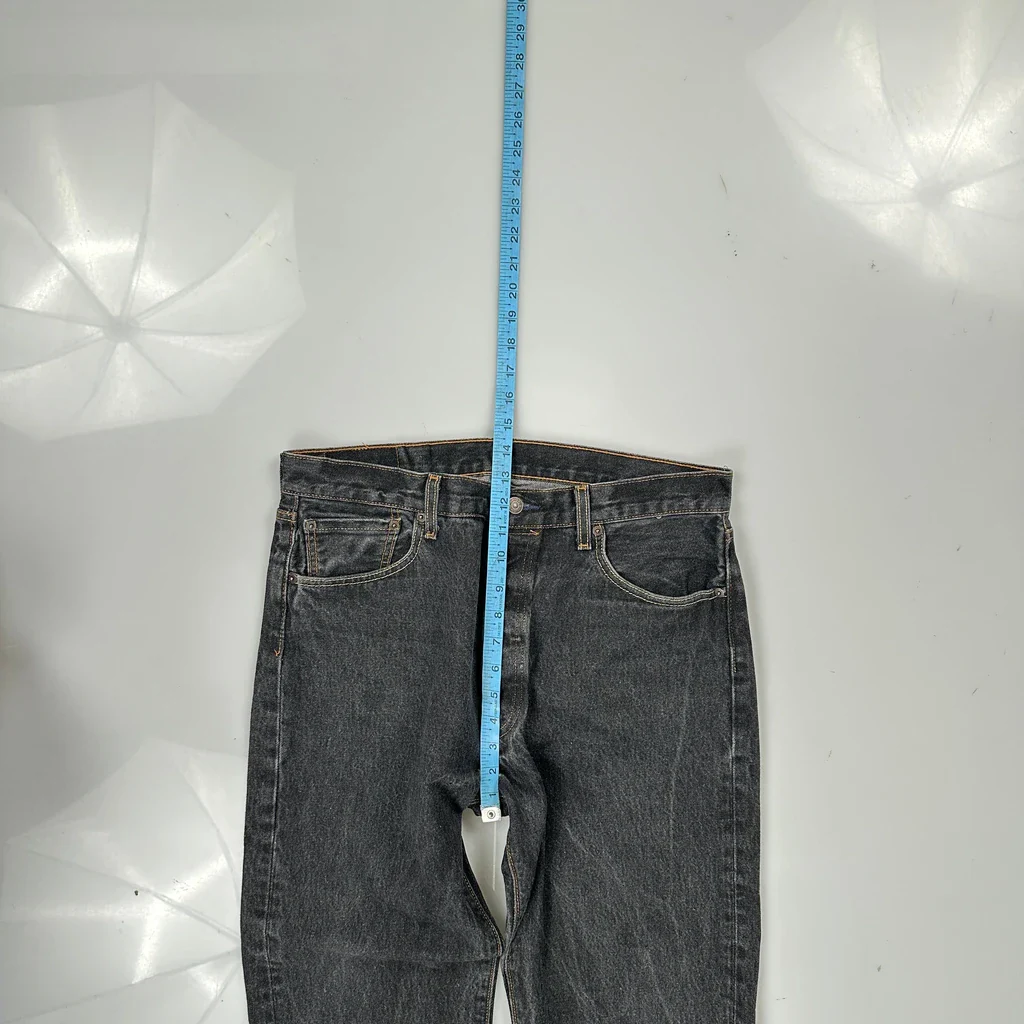 Levis Jeans - 36W 30L Grey Cotton - Image 4