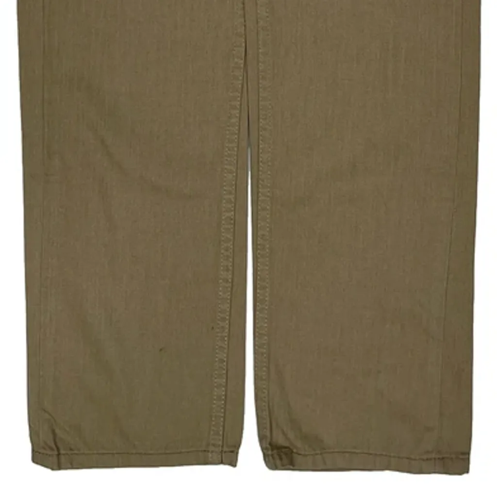 Levis 505 Jeans - 30W 32L Khaki Cotton - Image 9