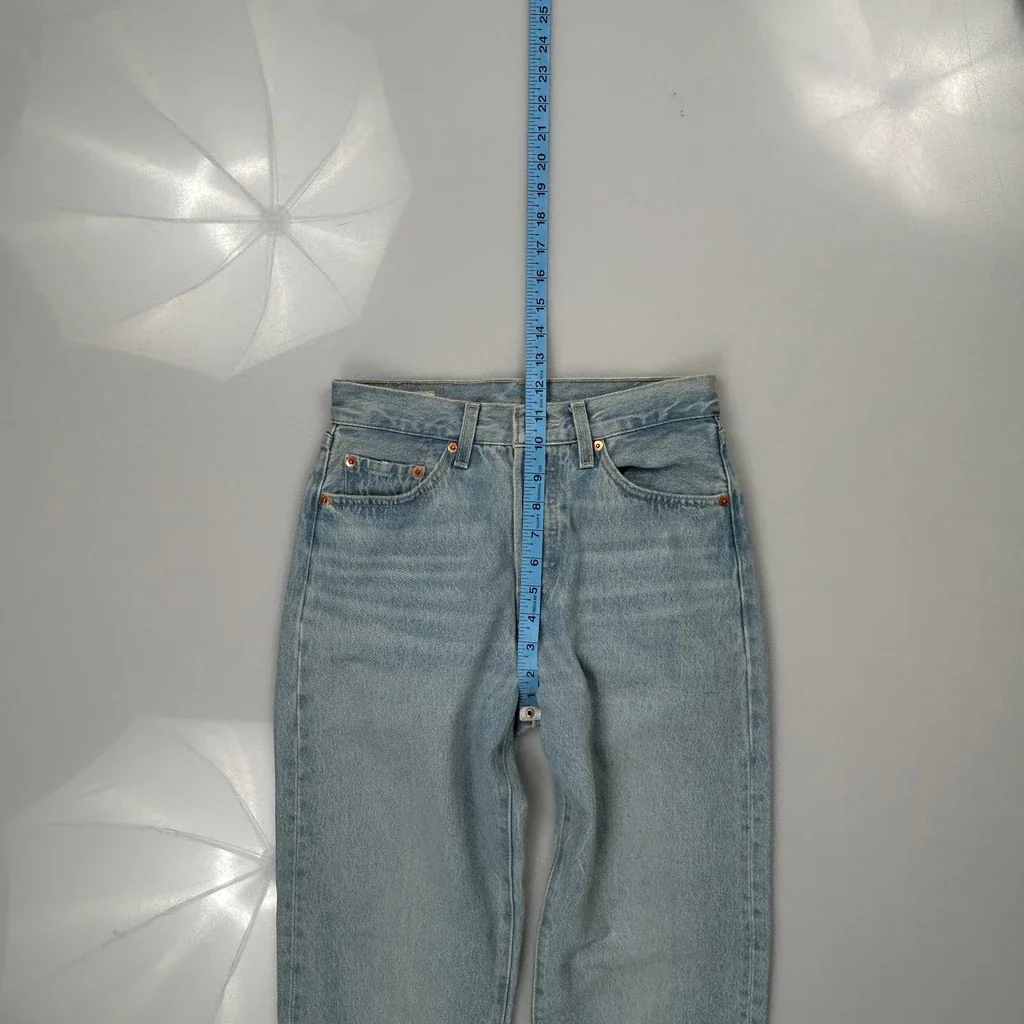 Levis Jeans - 26W 30L Light Wash Cotton - Image 4