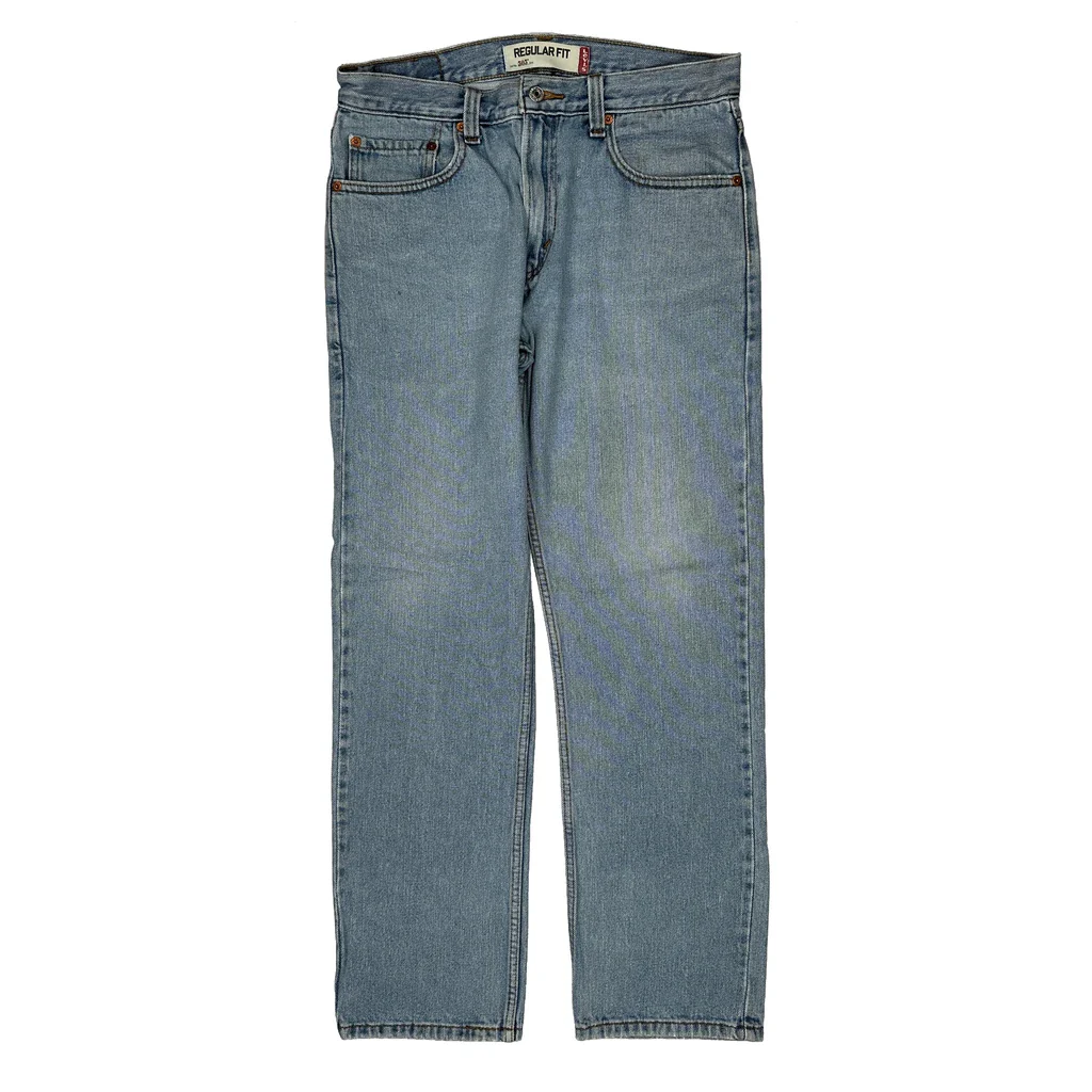 Levis Jeans - 32W 32L Light Wash Cotton - Image 2