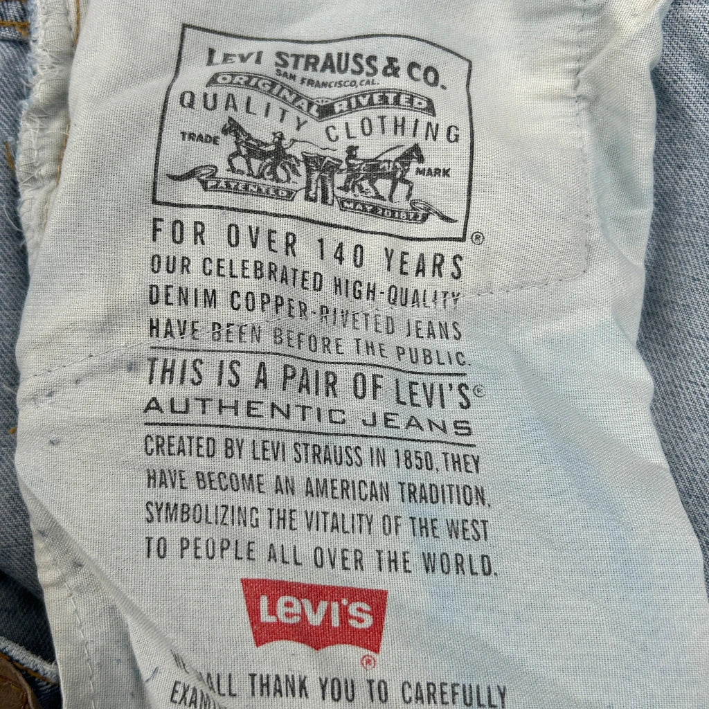 Levis Jeans - 33W 32L Light Wash Denim - Image 6