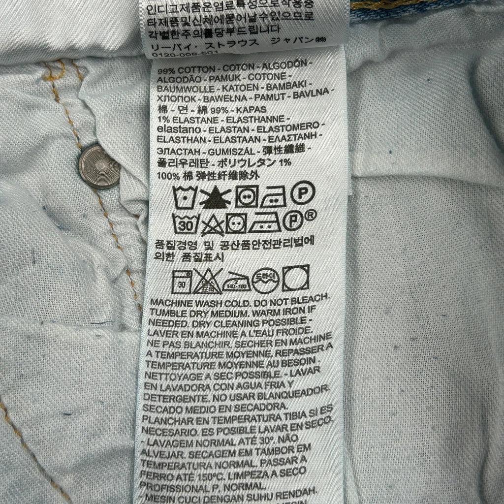 Levis Jeans - 33W 29L Light Wash Cotton - Image 7