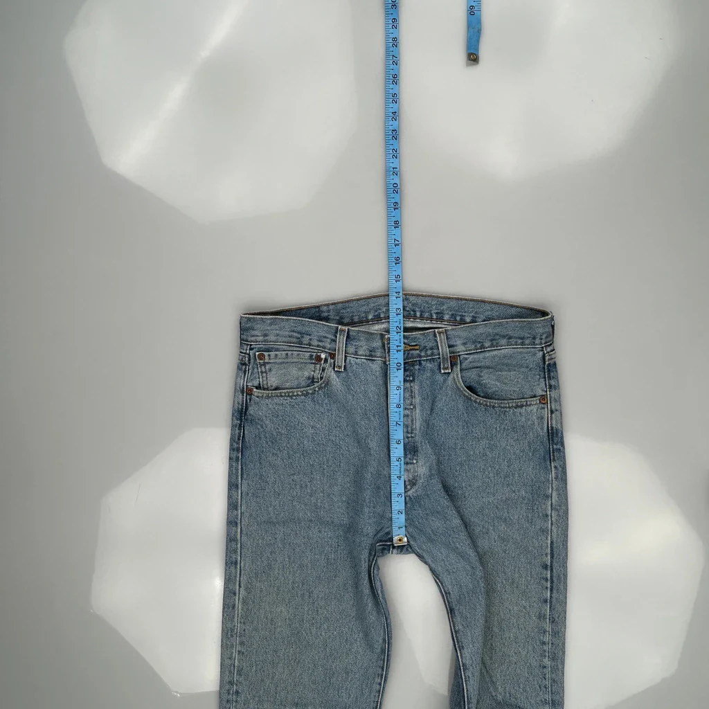 Levis Jeans - 34W 30L Light Wash Cotton - Image 4