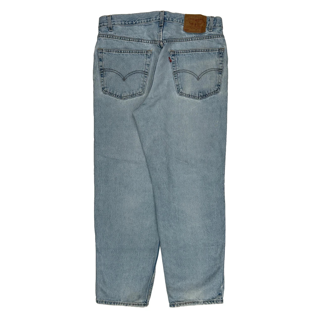 Levis 550 Jeans - 35W 30L Light Wash Cotton