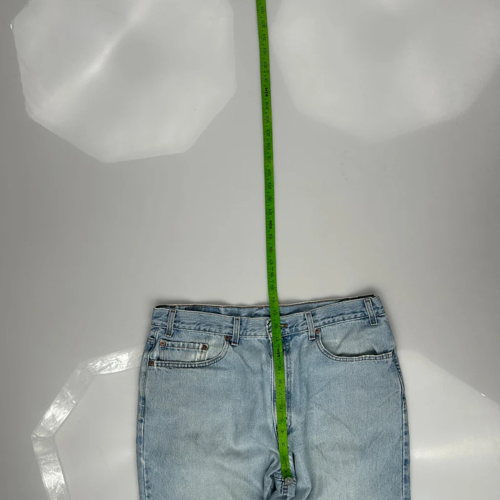 Levis 550 Jeans - 35W 30L Light Wash Cotton - Image 4