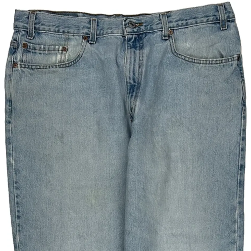 Levis 550 Jeans - 35W 30L Light Wash Cotton - Image 9
