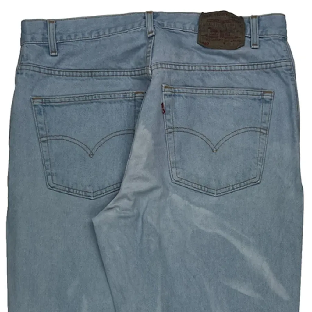 Levis Jeans - 36W 32L Light Wash Denim - Image 6