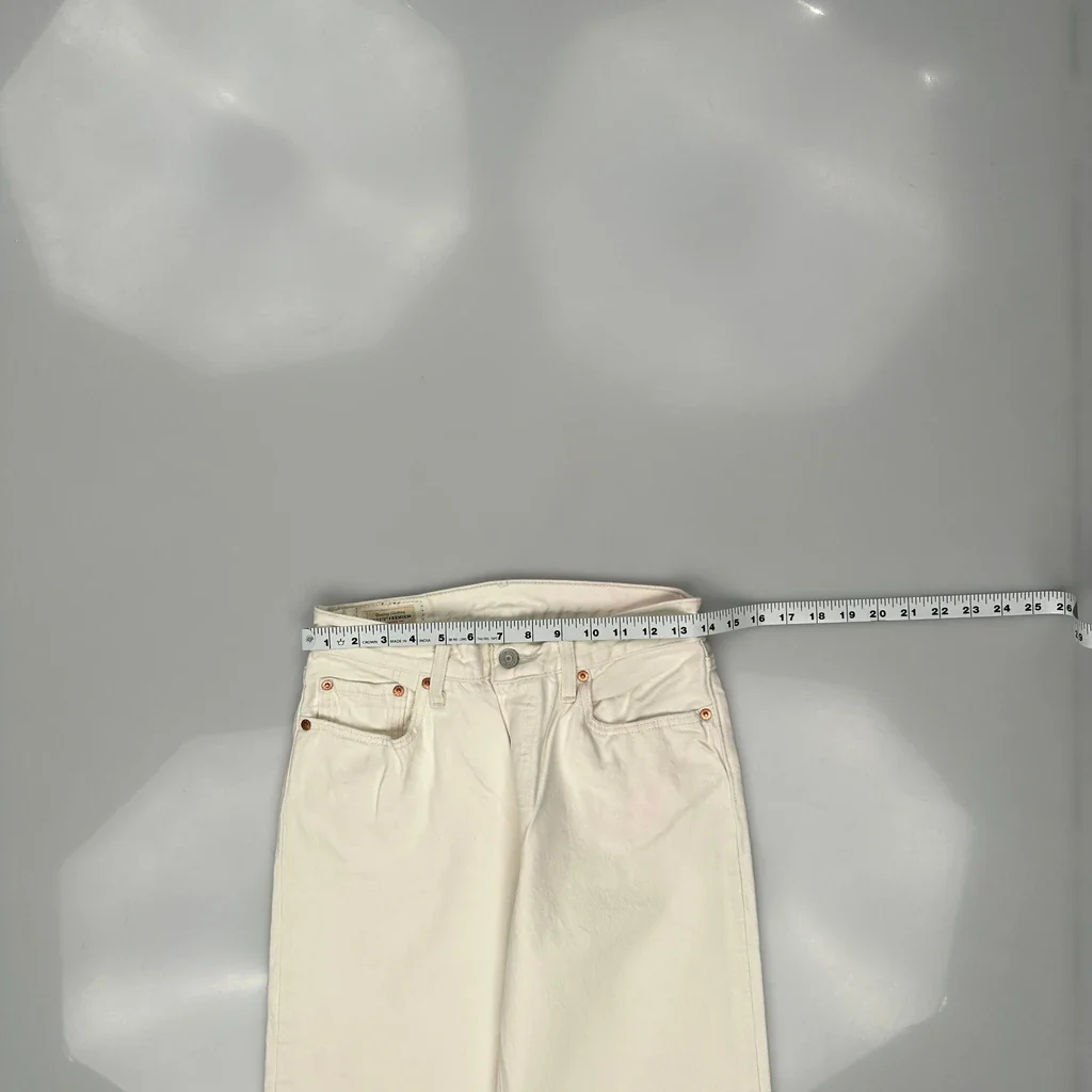 Levis Jeans - 27W 30L White Cotton - Image 3