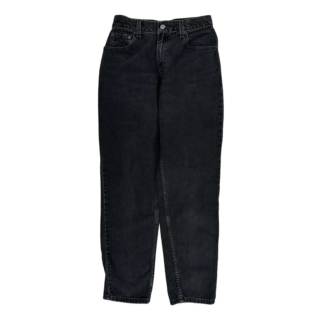 Levis 550 Jeans - 24W UK 6 Black Cotton - Image 2