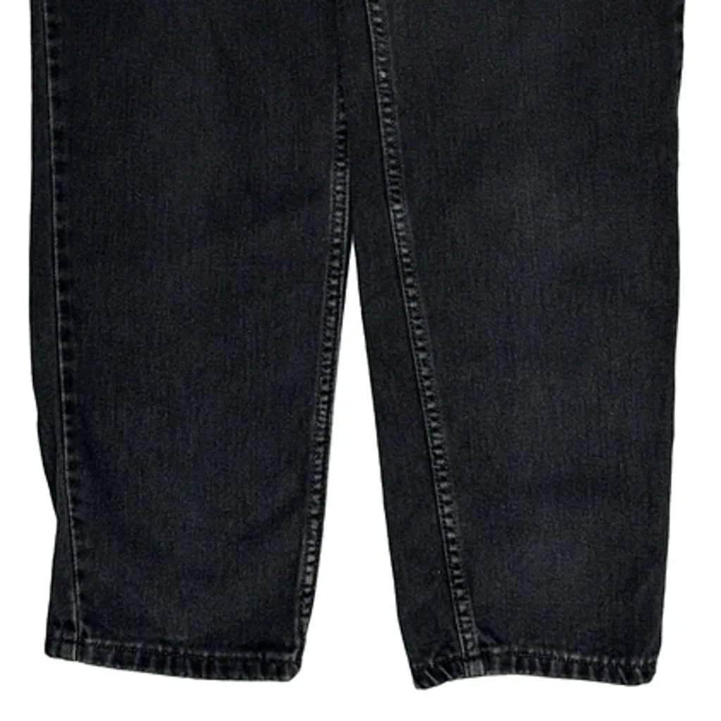 Levis 550 Jeans - 24W UK 6 Black Cotton - Image 9